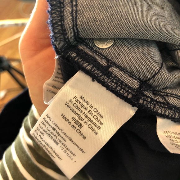 J. Crew Toothpick High Rise 9” navy corduroy Jeans - Picture 7 of 7